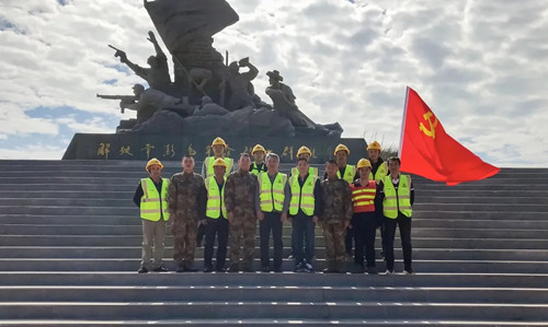 中国电信汕头分公司积极组织员工对南澎岛基站