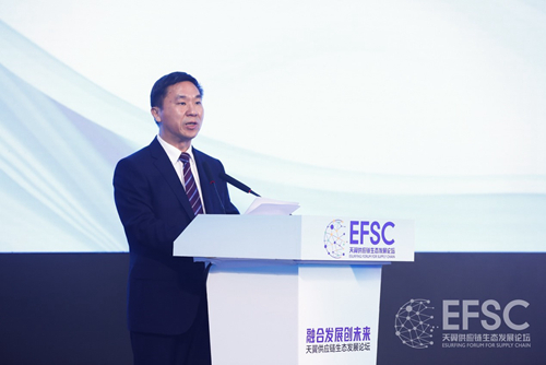 在2021国际数字科技展暨天翼智能生态博览会期间