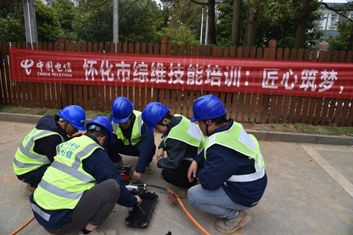 中国电信湖南怀化分公司组织全市综合维护队伍