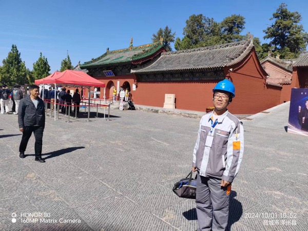 山西晋城分公司全力保障国庆期间晋城铁佛寺、